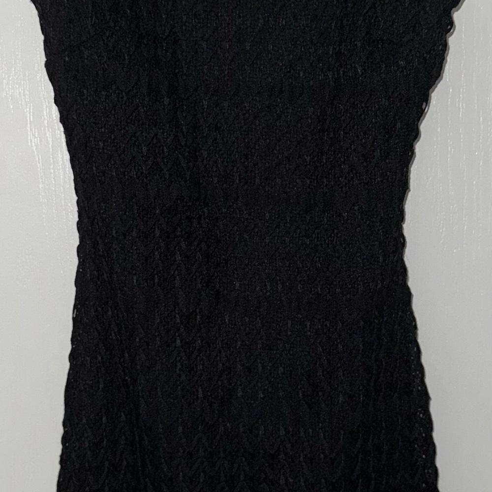Guess Black Zippered Dress